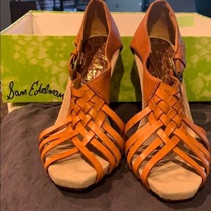 Sam Edelman Sahara wedge heels size 7 1/2